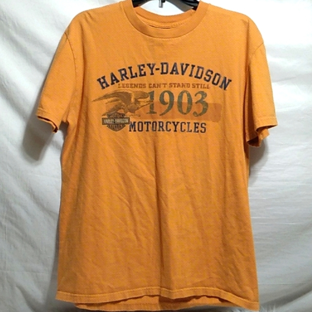 Harley Davidson Motorcycles Buds Evansville In Tee 2010 Sz.L Made In Nicaragua